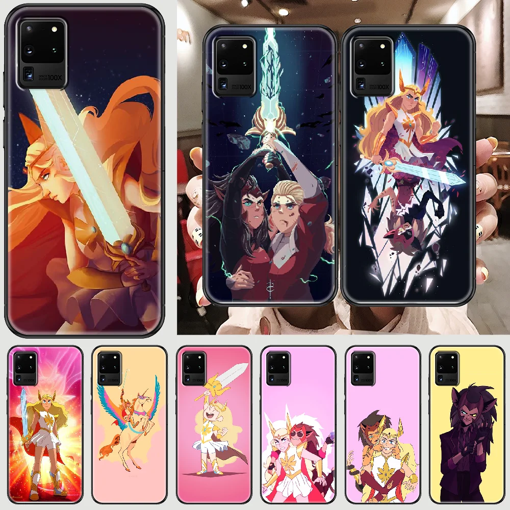 Чехол She-Ra And princess Of Power для телефона Samsung Galaxy Note 4 8 9 10 20 S8 S9 S10 S10E S20 Plus UITRA Ultra black 3D coque |