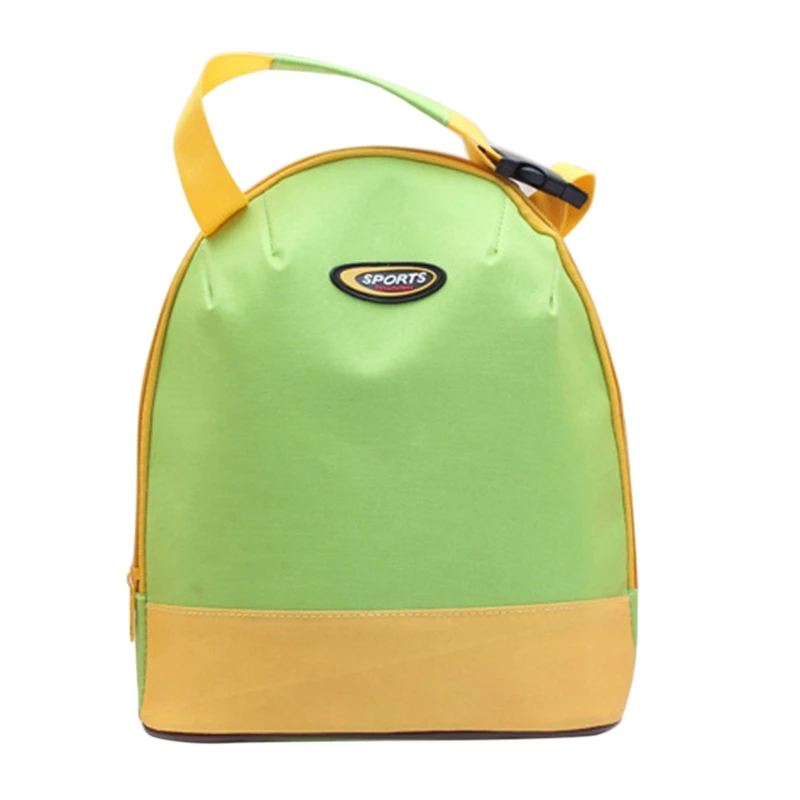 Yellow Green Портативная Сумка-тоут для пикника, Детская сумка для ланча, Оксфорд, термоизоляционный мешок для детских бутылок, в горошек, термоизоляционный для продуктов, сумки, Детская сумочка для упаковывания бутылки - Цвет: Yellow Green