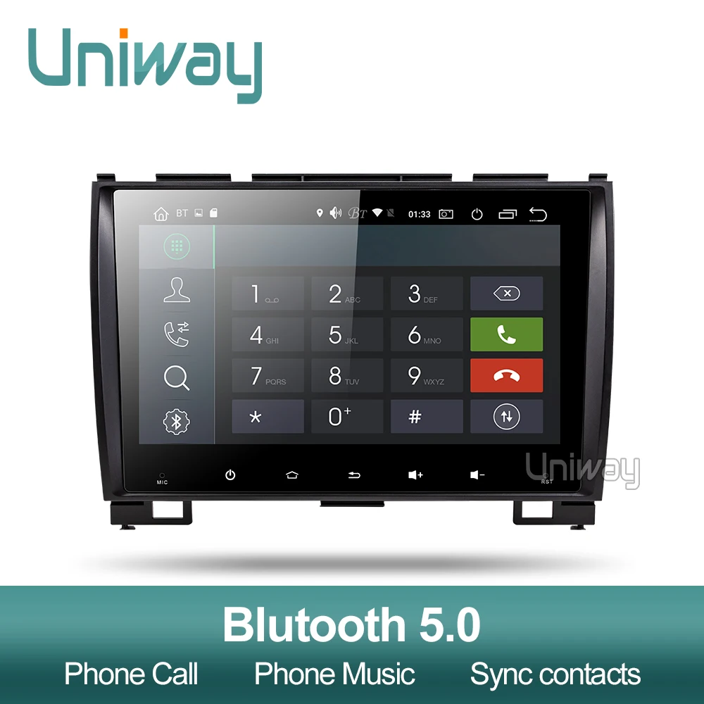 Uniway PX6 4G+ 32G android 9,0 автомобильный dvd для Great Wall Haval H3 H5 автомобильный радиоприемник naviagtion с поддержкой рулевого колеса wifi 4g