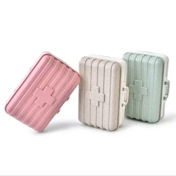 

Portable 6 Grids Pill Case Nordic style Medicine Tablet Dispenser Organizer Pill Box Splitters Pill Storage Organizer Container