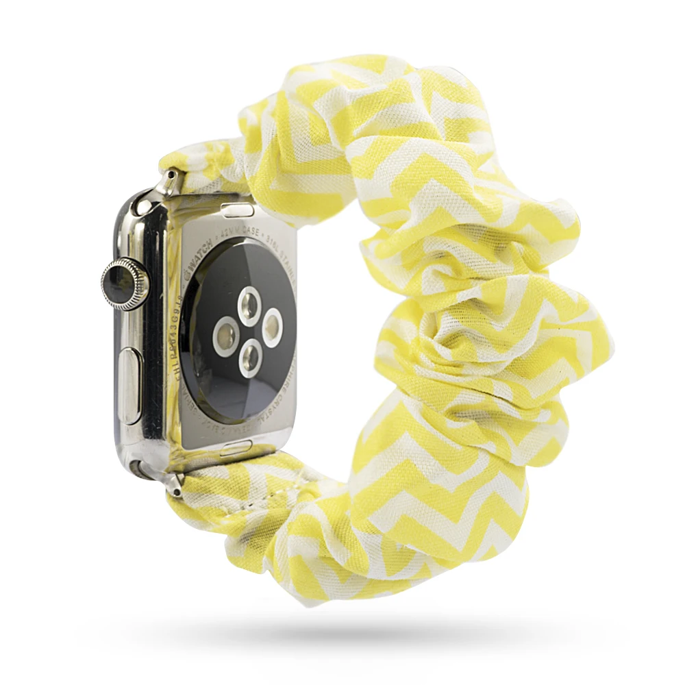 Ремешок для часов Apple watch 5 4 44 мм 40 женский эластичный браслет ремешок iwatch correa 3 2 42 38