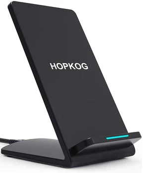 

Fast Wireless Charger, PowerWave Stand Dock, Qi-Certified for iPhone 11, 11 Pro, 11 Pro Max, XR, Xs Max, XS, X, 8, 8 Plus