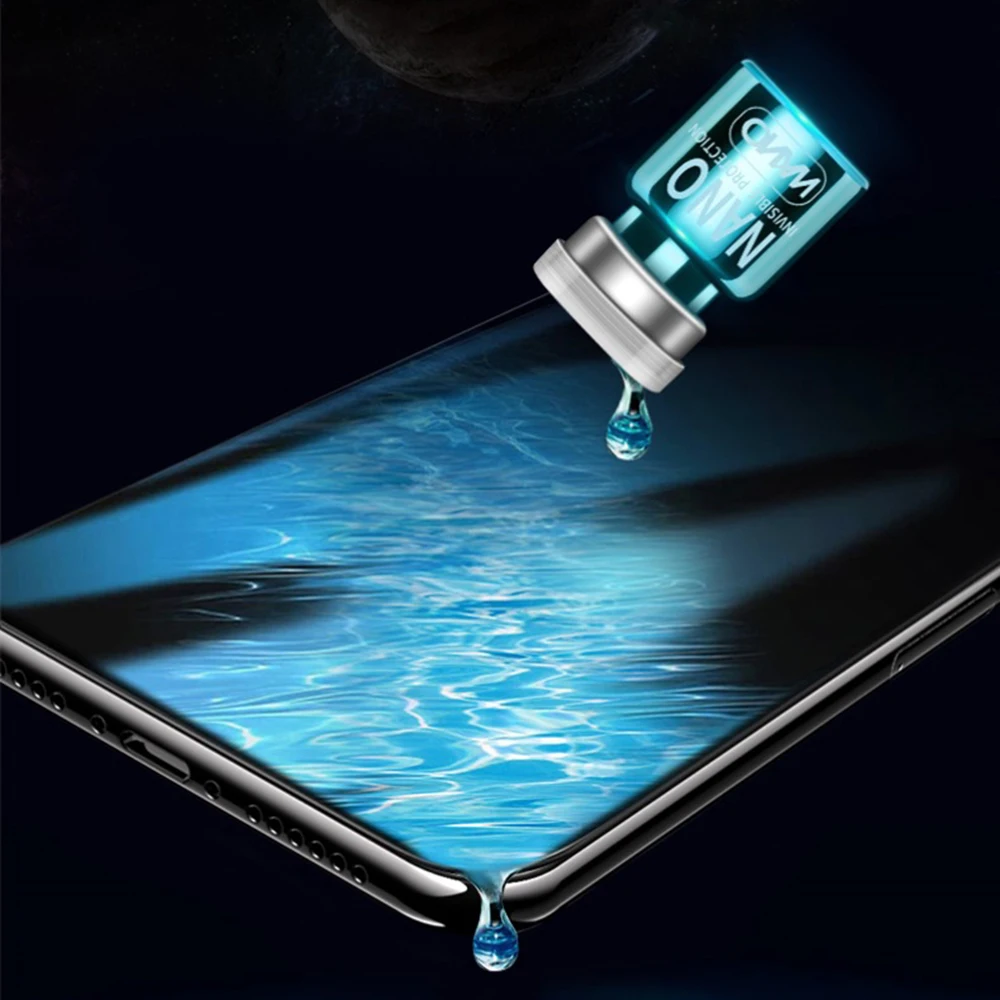3 шт. защитная пленка из жидкого стекла для iPhone 11 Pro Max 7 8 PLUS Samsung S20 S10 S8 S9|Защитные