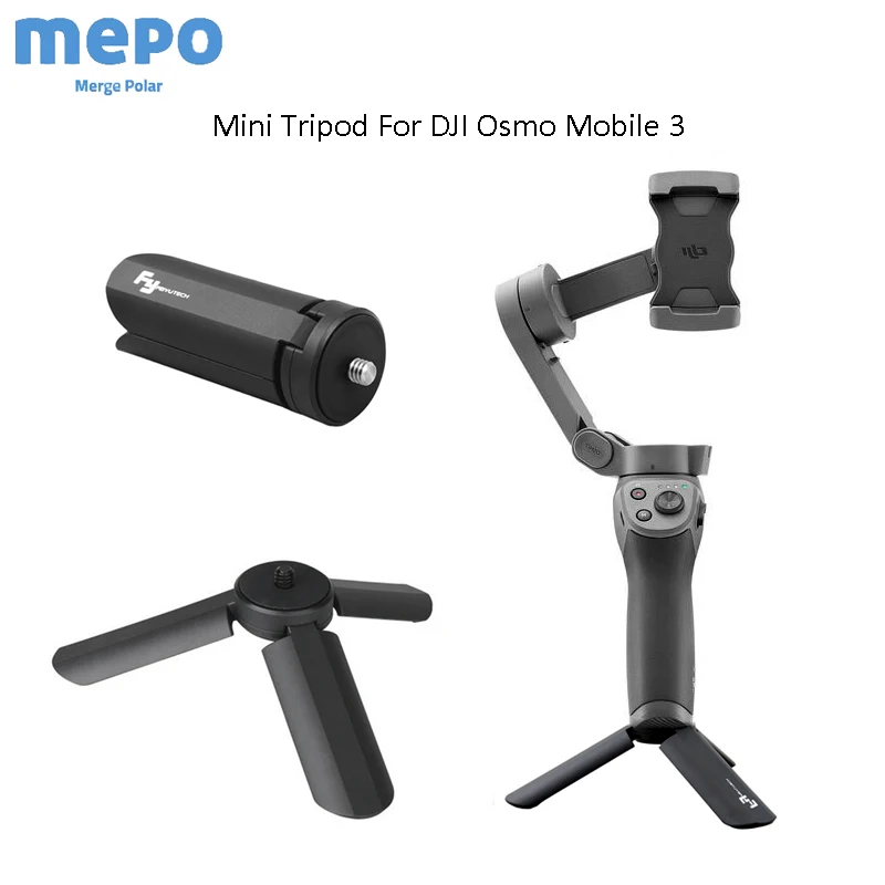 

Osmo 3 Foldable Stabilizer Holder For Osmo Mobile 3 2 Zhiyun Smooth 4 FeiYu Handheld Gimbal Camera Desktop Tripod Stand Base