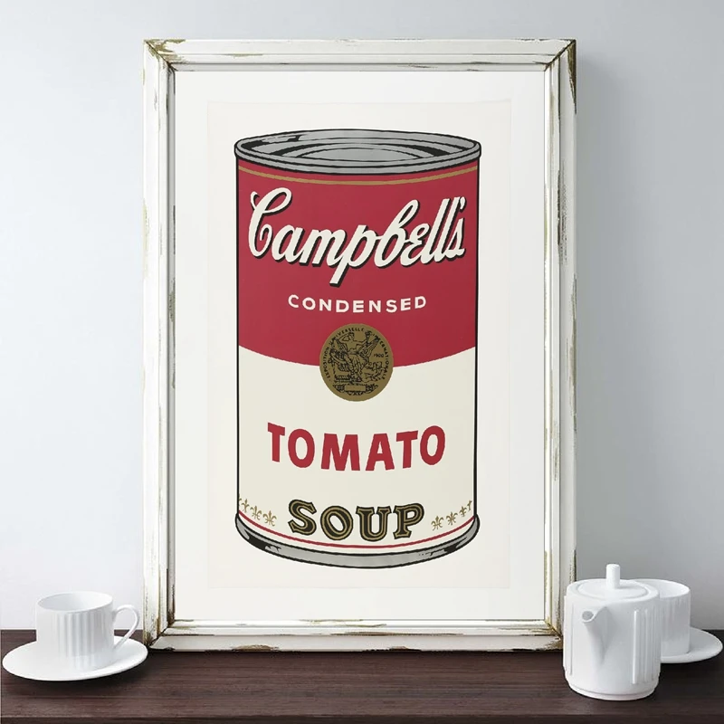 Andy Warhol Tomato Soup Wall Art Print