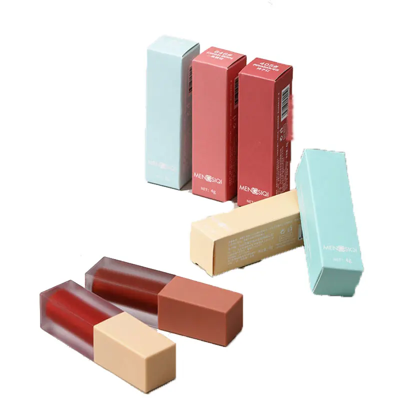 Lip glaze Set Lip Gloss Matte Makeup Tint Lasting Moisturizing Long Lasting Not Makeup Remover Non-stick Cup Liquid Lipstick