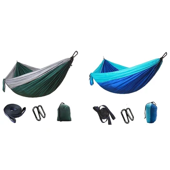 

Hammock Outdoor Camping Swing 300X200cm Lengthened Widened Ultralight Outdoor Hammock