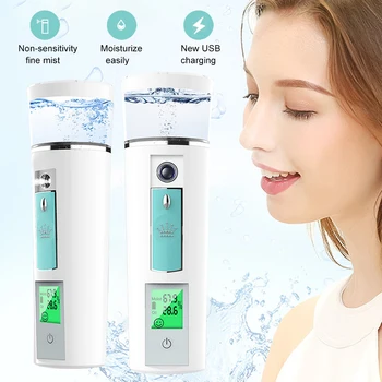 

3 In 1 Portable Facial Steamer Nano Mist Face Spray Bottle Mist Sprayer Skin Moisture Hydrating Skin Care Tools USB Charger