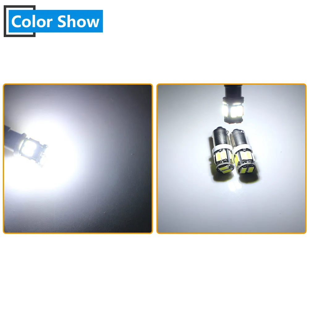 10 шт. T4W дневные ходовые огни 12V Белый BA9S 5630 SMD светодиодные лампы распродажа