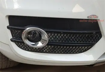

For AUDI Q3 2012 2013 2014 Chrome Front Bumper Fog Light Bezels lamp Ring cover