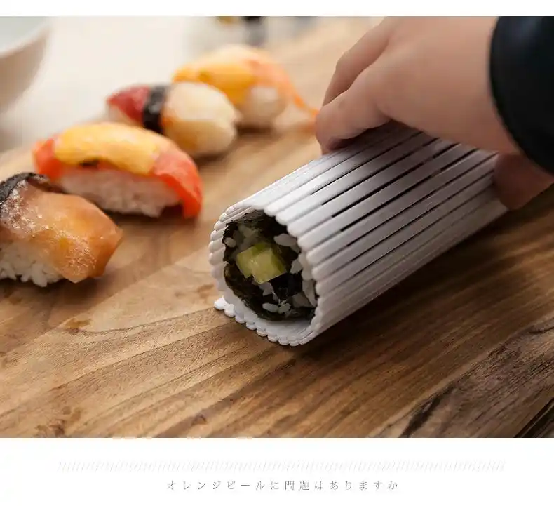 Juego de 10 piezas para hacer sushi DIY Sushi Maker Machine Set de rodillo de arroz cortador de rodillo de cocina herramientas de cocina