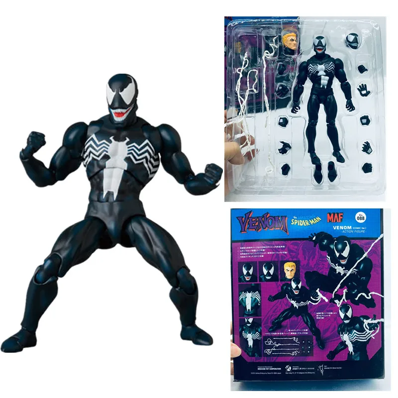 Аниме Фигура Венома MAFEX 088 Человек паук Веном ПВХ фигурка Коллекционная модель