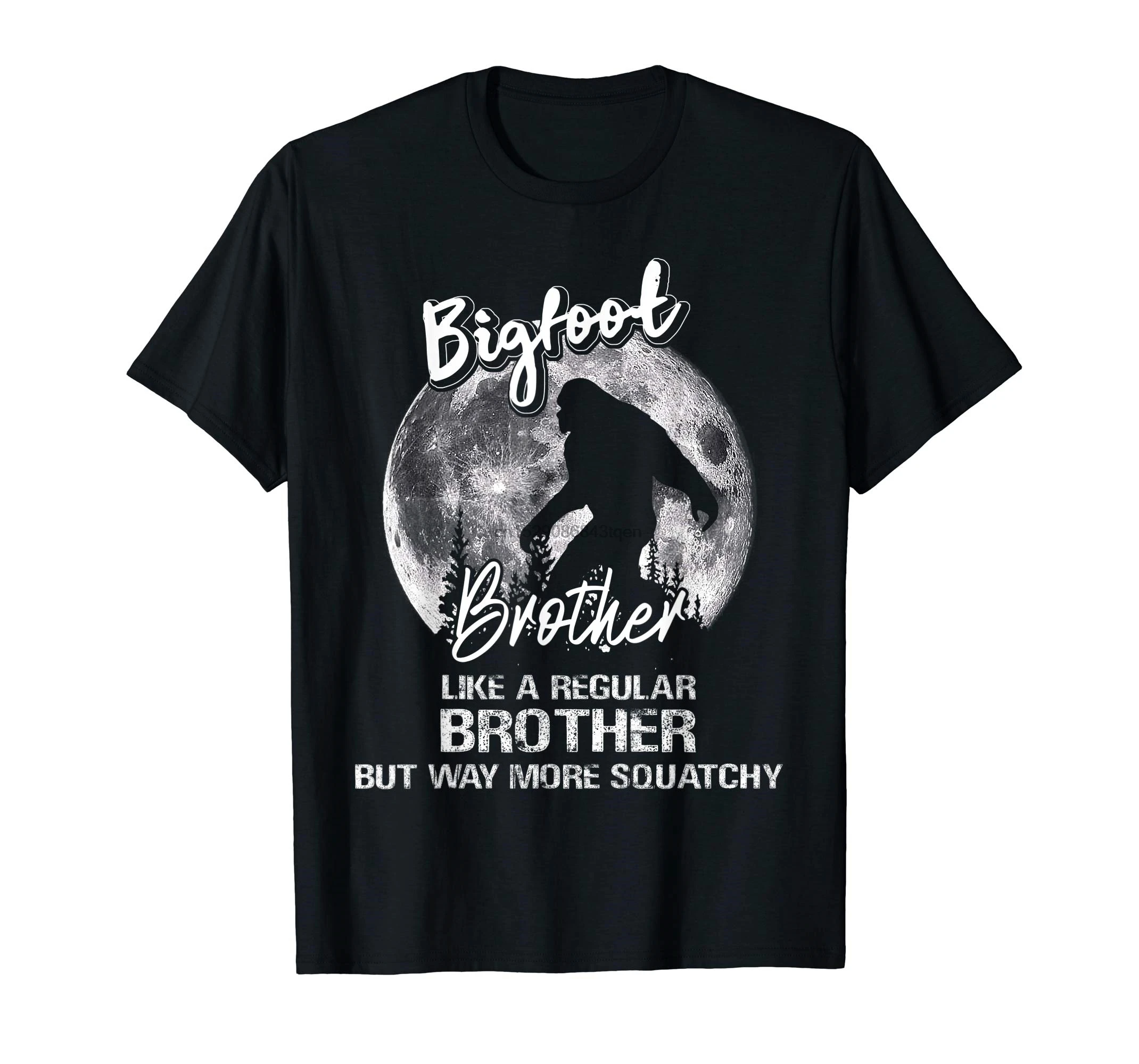 Мужская s Bigfoot Brother Funny Sasquatch Рождественский подарок футболка Футболка