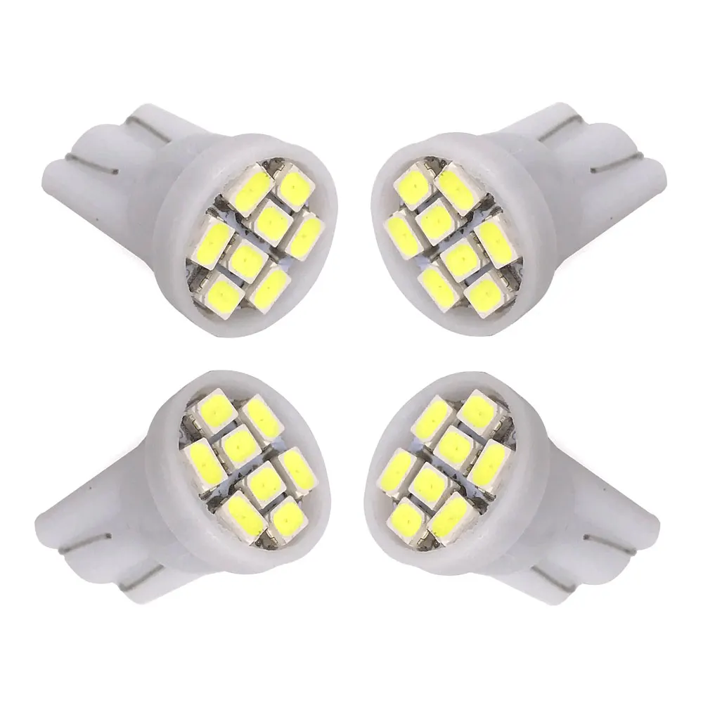100pcs T10 W5W 8 SMD 1206 3020 194 168 LED ���� ���� DC 12V �ɺ� ��� ��� ������ �Ķ��� ��� ����� Ŭ����� ����