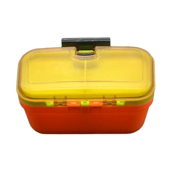 

Lures Fishing Tackle Heat Preservation Waist Hanging Organizer Two Layer Portable Bait Box Storage Case