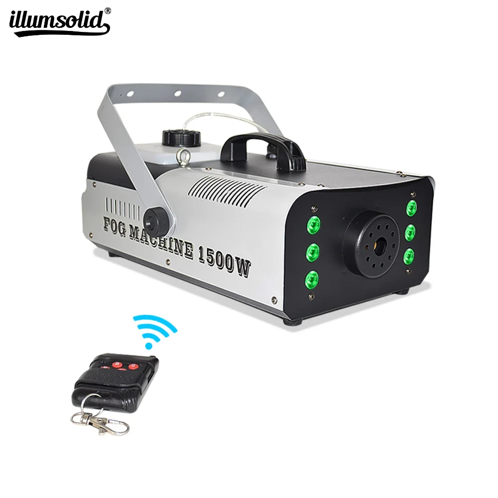 Профессиональный 1500 Вт сценический противотуманный аппарат с RGB светодиодный