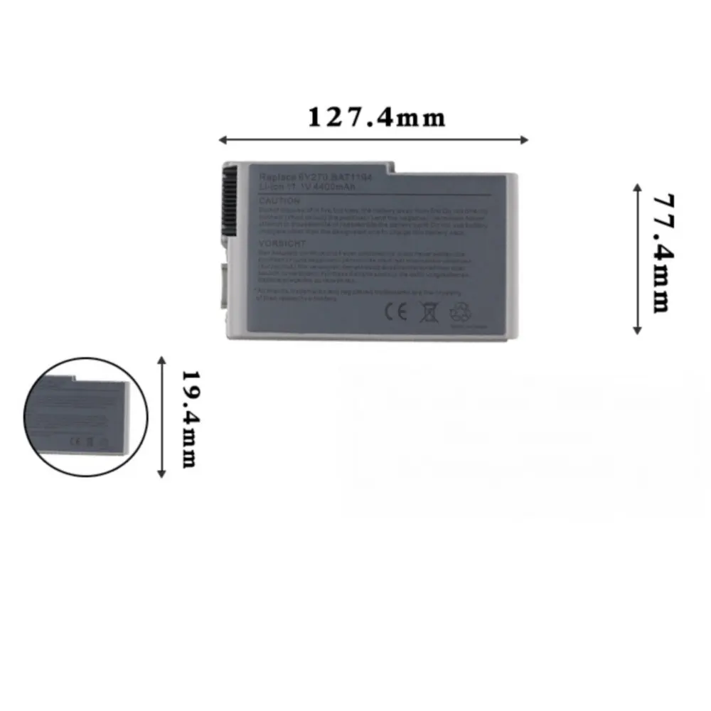 Ноутбук Батарея для Dell Inspiron 9X821 YD165 1X793 BAT1194 0X217 310 4482 451 10132 5195 C2451 10194 312 0068
