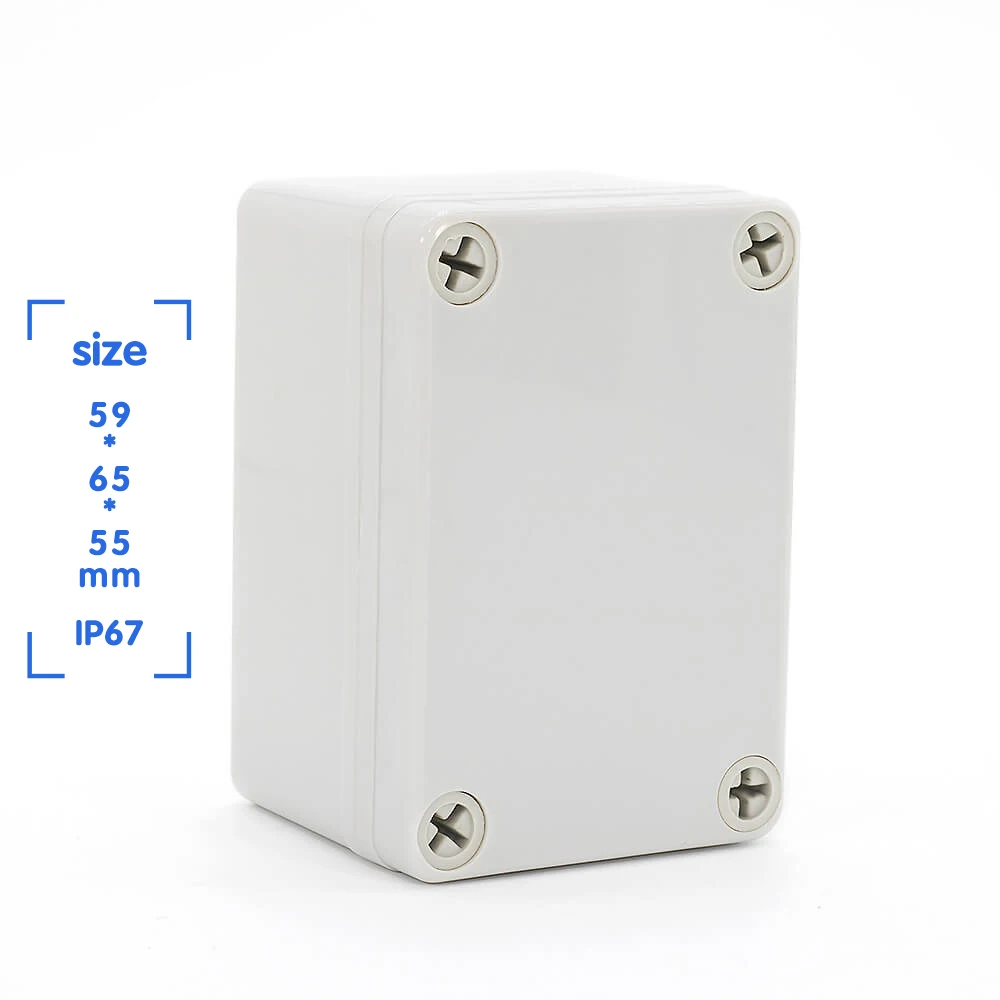 

Waterproof box IP 67 cable junction box connector ABS plastic electrical junction PCB control box