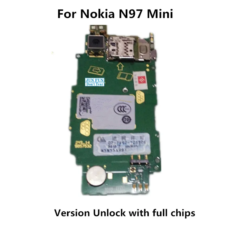 

Full Working Unlocked used For Nokia N97 Mini Motherboard Mainboard Logic Mother Board MB Plate