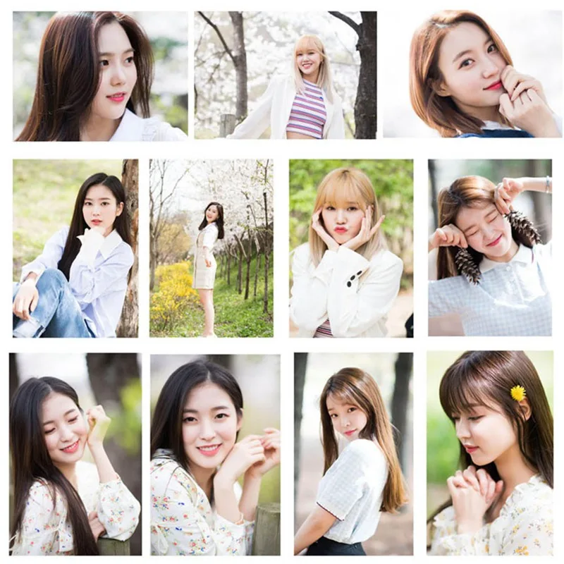 26 шт./компл. OH MY GIRL в пятом сезоне альбом карты с кристаллами наклейки самодельные фотобумажные карты наклейки