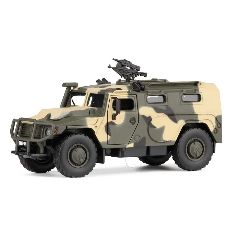1:32, новинка, русский тигренок, бронированный автомобиль, тяжелый военный автомобиль, танк, сплав, литье под давлением, военная модель автомобиля, детский подарок, сувенир