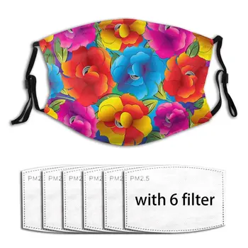 

Windproof Breathable Anti Haze Print Face Masks Cute Flower Masks Fabric Protective PM2.5 Masks Proof Haze
