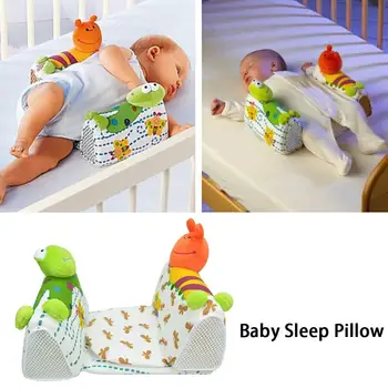 

Baby Bedding Newborn Pillow Adjustable Sleep Pillow Support Infant Sleep Positioner Prevent Flat Head Shape Anti Roll Pillow