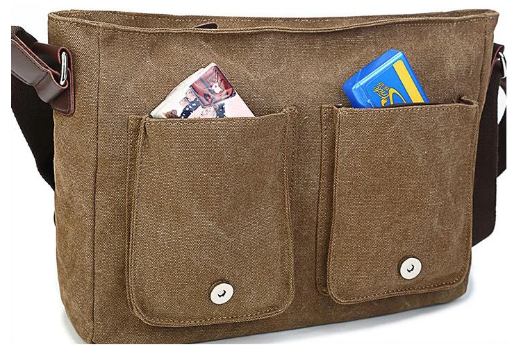 Men Vintage Canvas Bag Men Casual Crossbody Bag For Men Messenger Bag Man Travel Shoulder Bags Bolsa Masculina