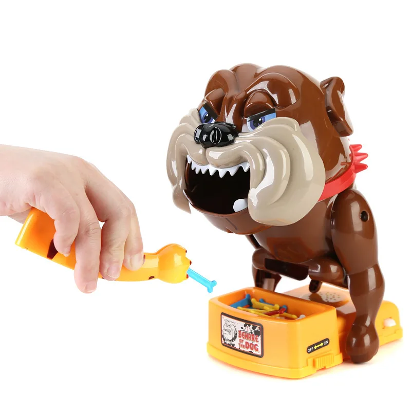 

Taiwan Hot Selling Beware of Dog Tabletop Game Parent And Child Bite Bulldog Creative Funny Trick Toys Wholesale