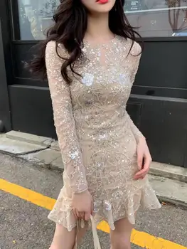 

French Tulle Net Fabric Sewing Fabrics Lace Embroidered Sequins Beads African Laces For Bridal Wedding Dress