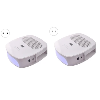 

Powerful Nail Dust Suction Collector with 2 Fan Vacuum Cleaner Manicure Tools with 2 Dust Collecting Bags Nail Salon Equipment