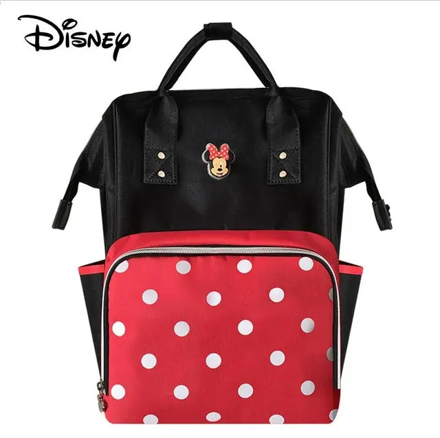 Disney Fashion Mummy Maternity Сумка Многофункциональная пеленка сумка рюкзак подгузник Детская сумка с лямками для коляски для ухода за ребенком 46462 - Цвет: Красный