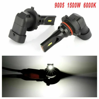 

Super Bright LED Headlight Lamp Bulbs Parts Car Auto 2Pcs 6000K Aluminum