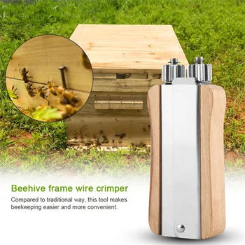 

VOGVIGO Beekeeping Bee Wire Cable Tensioner Crimper Frame Hive Bee Tool Nest Box Tight Yarn Wire Beehive Box Equipment