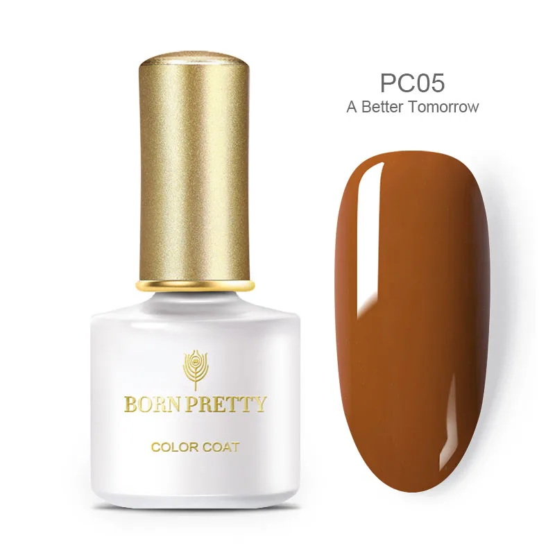 PC05 BORN PRETTY, 6 мл, серия Cafe, Гель-лак для ногтей, чистый цвет, замачивается, УФ светодиодный Гель-лак, 60 цветов, маникюрный лак, долговечный - Цвет: PC05