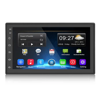 

2 DIN 7 inch universal car radio player audio stereo car Bluetooth hands-free touch screen MP3 MP4 MP5 USB FM GPS Android 8.1