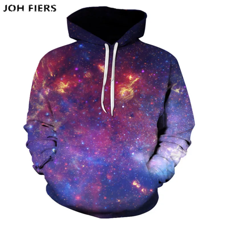

Space Galaxy Hoodies Men/Women Sweatshirt Hooded 3d Brand Clothing Cap Hoody Print Paisley Nebula Jacket