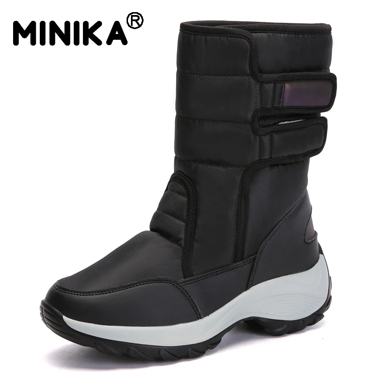 

Snow Boots Women Winter Boots Waterproof Flexible Women Fashion Casual Boots Winter Female Warm Fur Botas Mujer Plus Size 42