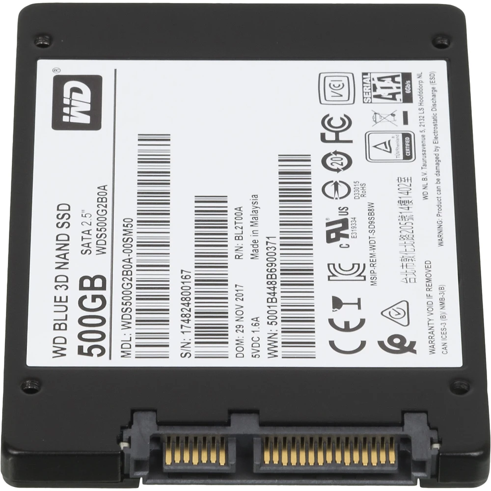 SSD drive WD Blue WDS500G2B0A GB