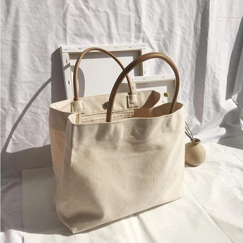 

AIMIYOUNG Women Shoulder Bags Canvas Handbags Female Casual Tote Bags Large Bags Bolsa Feminina Bolsos Mujer