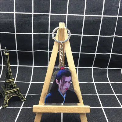 Chen Qing Ling Xiao Zhan Wang Yibo Key Chain Acrylic Mobile Pendant Keychain - Цвет: Цвет: желтый