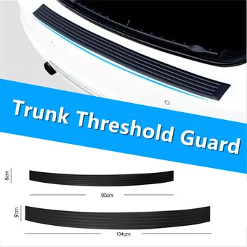 

Car Trunk Glue Sticker Door Guard Strips Sill Plate Protector Rear Guard Bumper Protector Rubber Strip Trim Car Accessories