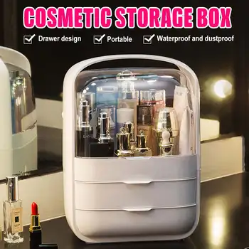 

Women Bathroom Cosmetics Storage Box Waterproof And Dustproof Bathroom Large Makeup Organizer Skin Care Jewelry Storage Drawer