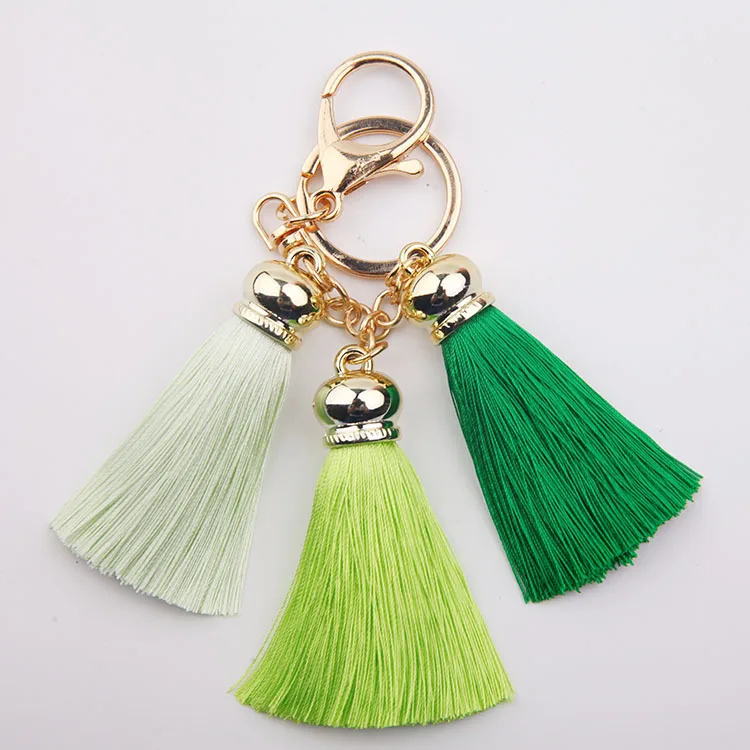 Кулон мечты Admiralty 3 головы вискоза кисточкой милый брелок для ключей сумка Подвески с автомобилем ключ кулон