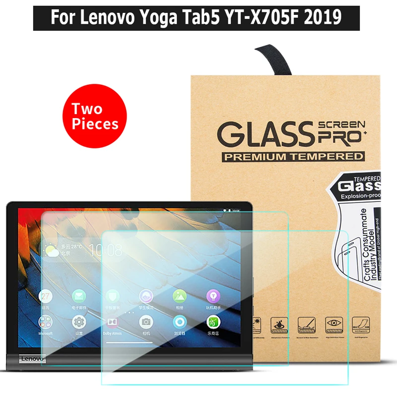 2 шт./лот закаленное Стекло Экран протектор для lenovo Яги Tab5 YT X705F 10 1 дюймов 2019