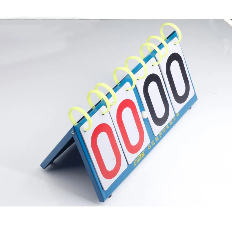 

Four-Digit Scoreboard Basketball Football Shuttlecock Ping Pong Scoring Device 4-Bit Score Board Scoreboard