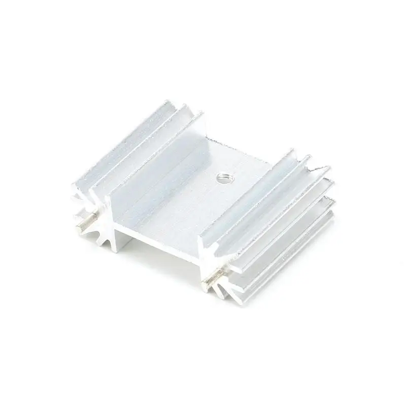 5 pcs Heatsink Radiator Cooling Fin Heat Sink Aluminum Cooler for IC Chip LED with pin 342512mm 34X25X12mm (5)