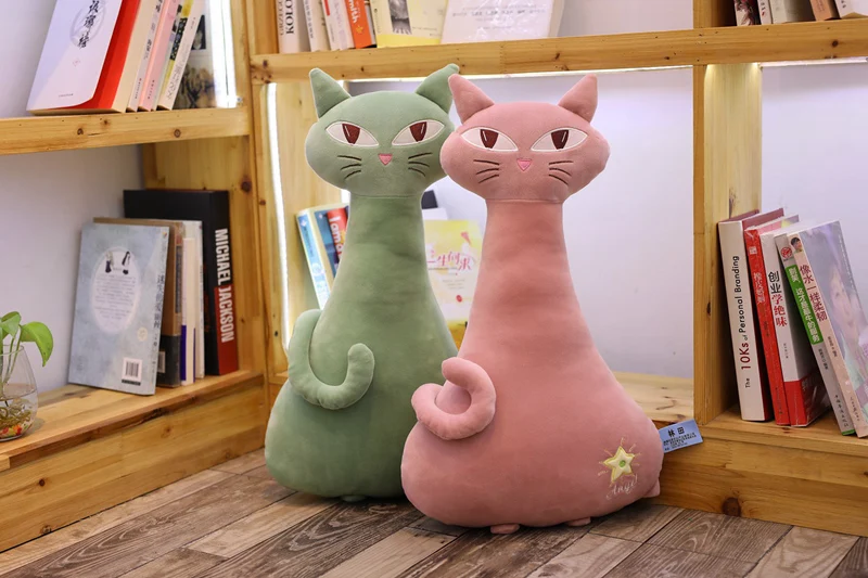 Kawaii плюшевая ваза, игрушки для кошек, чучела милого медведя/маленькие куклы-птицы, детский подарок, кукла, игрушки для животных, 4 цвета, украшение для дома, мягкие подушки