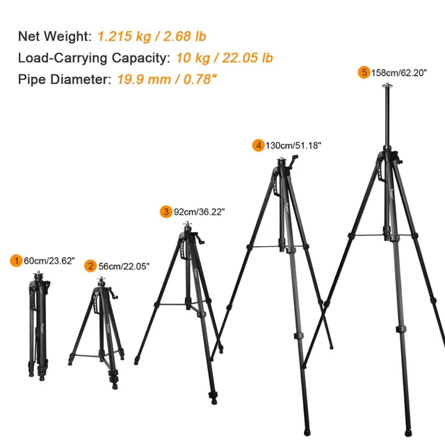 Trepied Pour Niveaux Laser Huepar