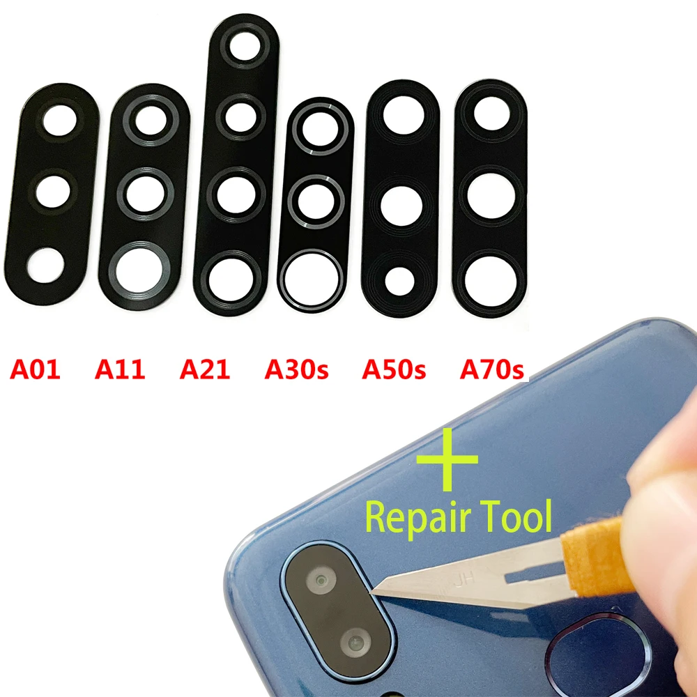 Стекло задней камеры для Samsung A02 A02S A10S A20S A30S A50S A70S A21S A21 A31S M31 M31S 50 шт. | Мобильные
